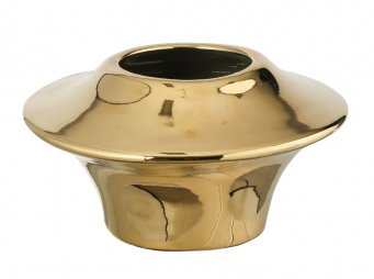 AK.WLT0677 MAT GOLD VAZO 2 KK 20*20*12 CM